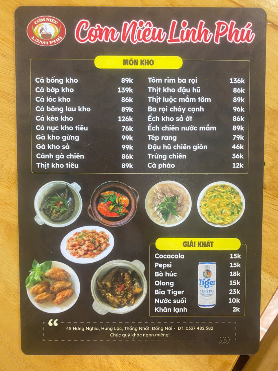 quán cơm ngon giá bình dân Đồng Nai